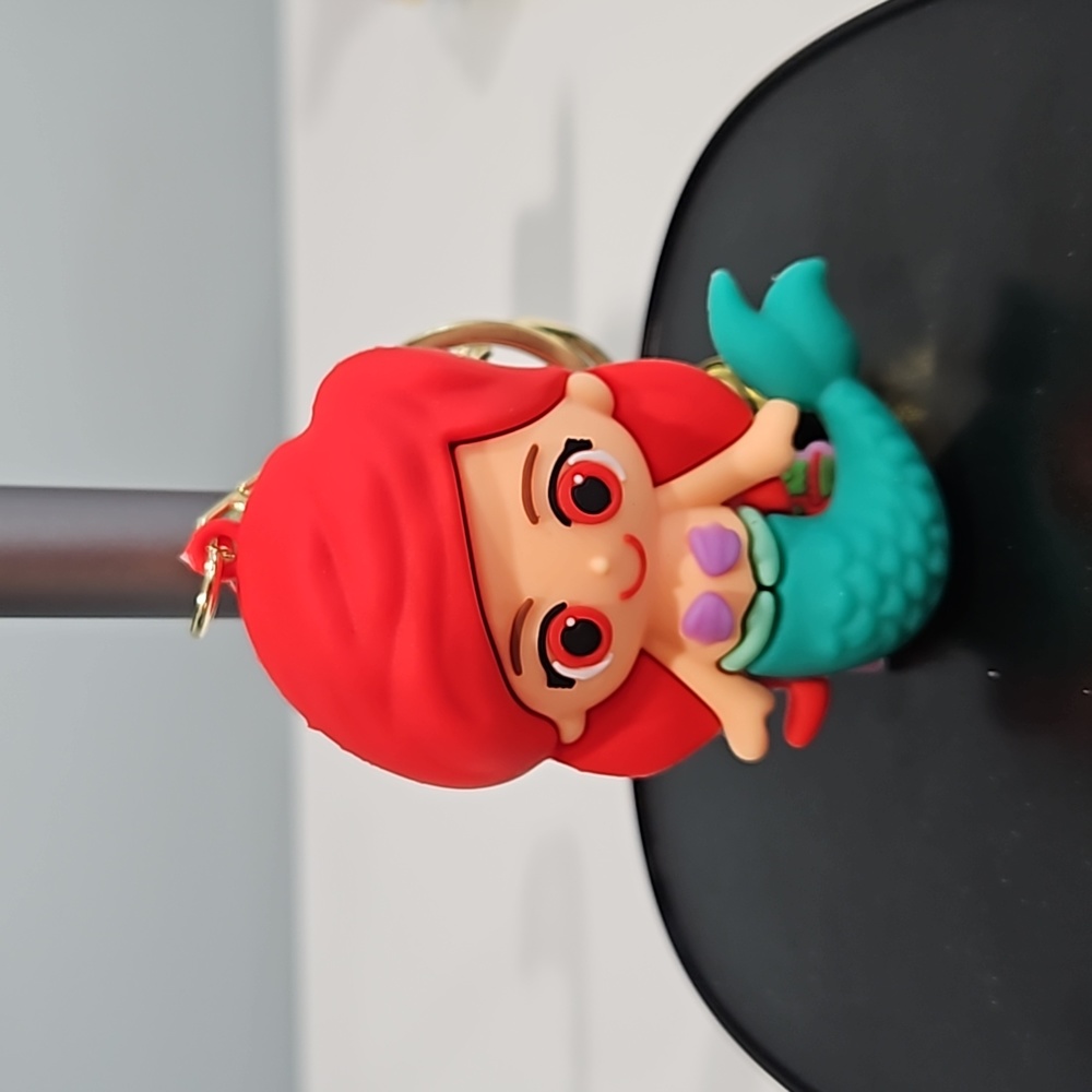 NWOT The Little Mermaid Doll Keychain
